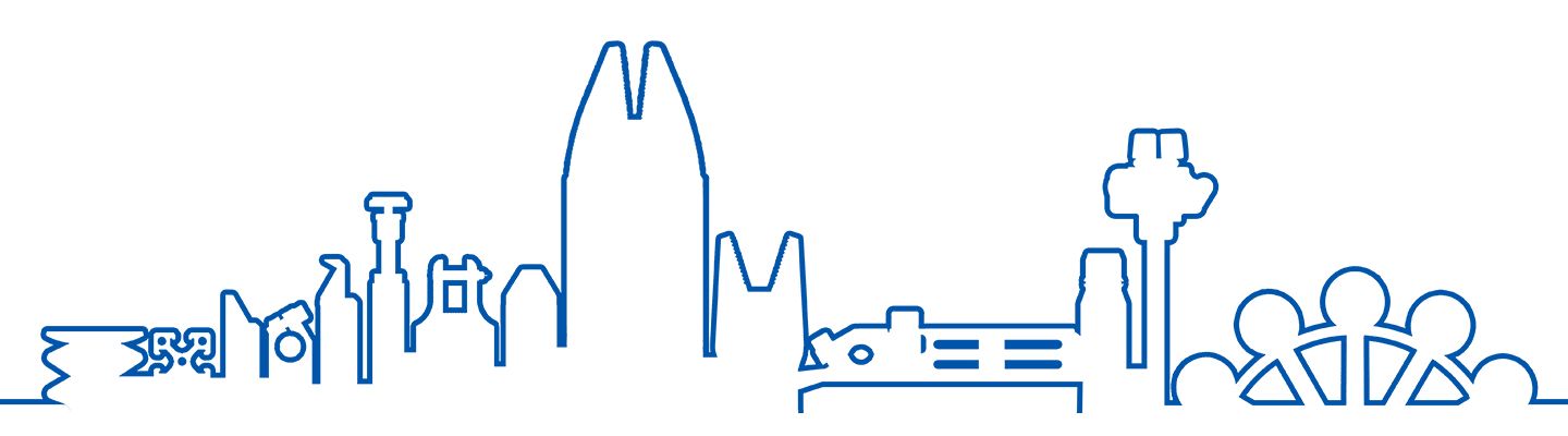 Die Kölner Skyline dargestellt mit den mechatronischen Greiferteilen der ASS Maschinenbau GmbH.